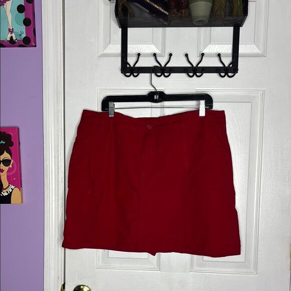 St. John's Bay Dresses & Skirts - St. John's Bay Red Mini Skort